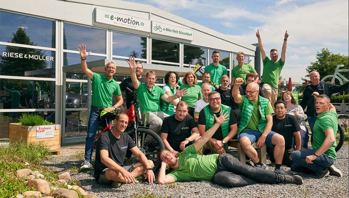 Fahrradwerkstatt Suche - Terminvereinbarung per Mail - Düsseldorf - Team - e-motion e-Bike Welt Düsseldorf