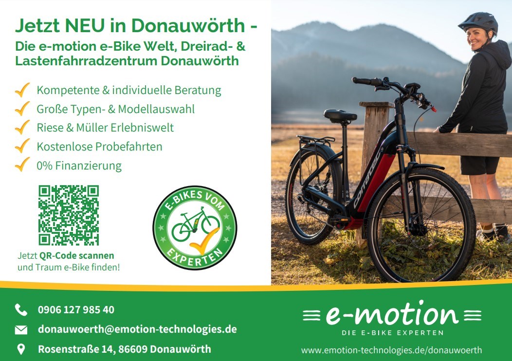 Fahrradwerkstatt: E-Motion E-Bike Welt Donauwörth