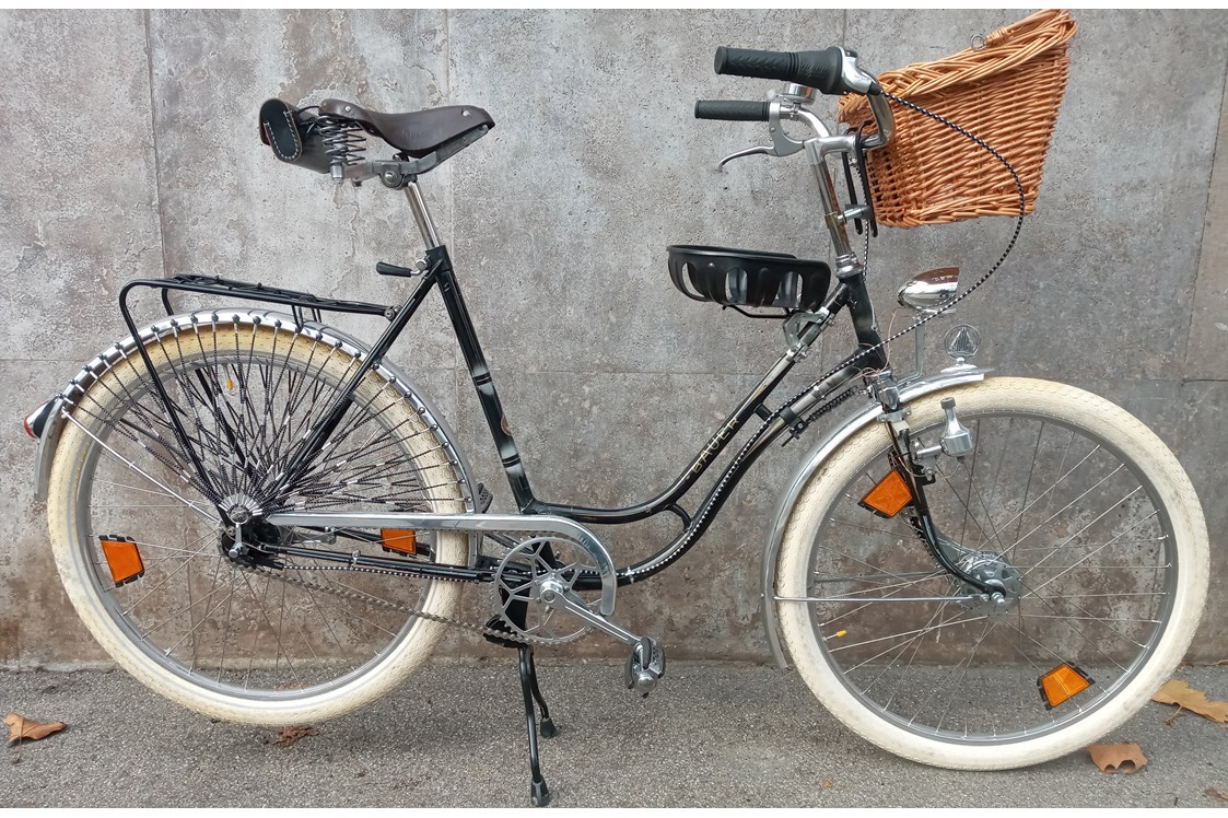 Fahrradwerkstatt: Bauer Fahrrad 1951 mit 7 Gang Schaltung und Trommelbremse - wie neu - Zweileben Oldtimer Fahrrad Werkstatt 